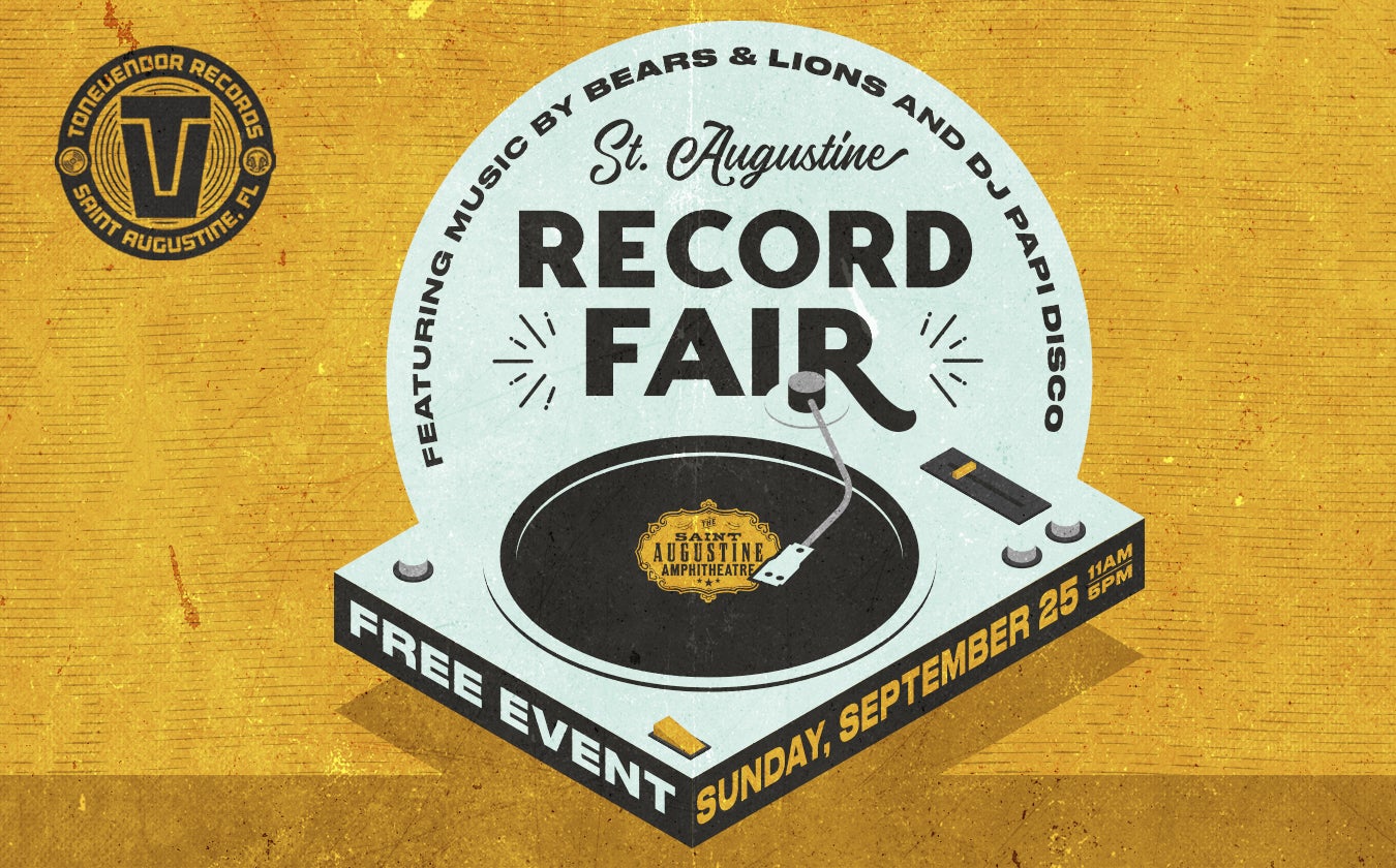 Sing Out Loud: St. Augustine Record Fair FREE EVENT!